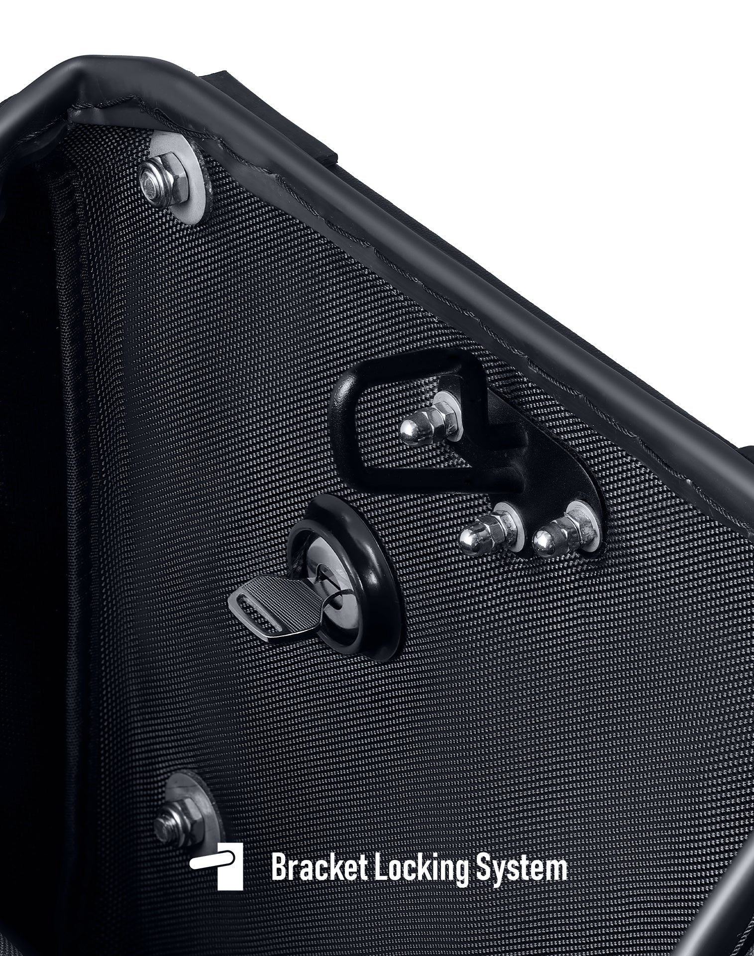 15L - Outlaw Quick Mount Medium Harley Softail Low Rider S FXLRS Matte Hard Solo Saddlebag (Left Only)