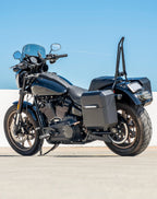 15L - Outlaw Quick Mount Medium Harley Softail Low Rider S FXLRS Matte Hard Solo Saddlebag (Left Only)