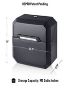 15L - Outlaw Quick Mount Medium Harley Softail Low Rider S FXLRS Matte Hard Solo Saddlebag (Left Only)