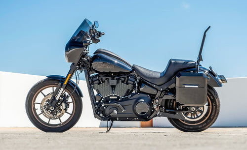 15L - Outlaw Quick Mount Medium Harley Softail Low Rider S FXLRS Painted Hard Solo Saddlebag (Left Only)