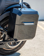 15L - Outlaw Quick Mount Medium Harley Softail Low Rider S FXLRS Painted Hard Solo Saddlebag (Left Only)