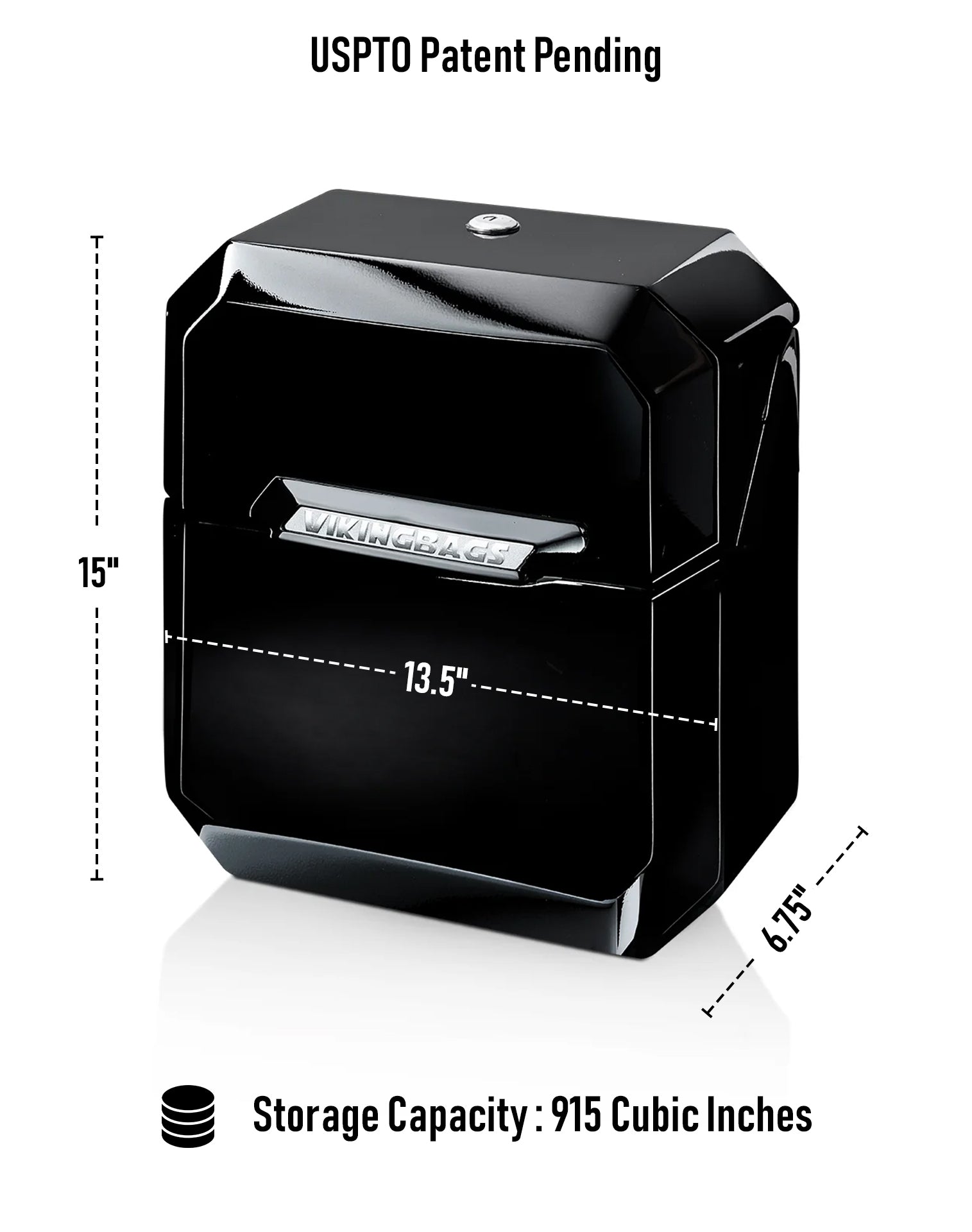 15L - Outlaw Quick Mount Medium Harley Softail Low Rider S FXLRS Painted Hard Solo Saddlebag (Left Only)