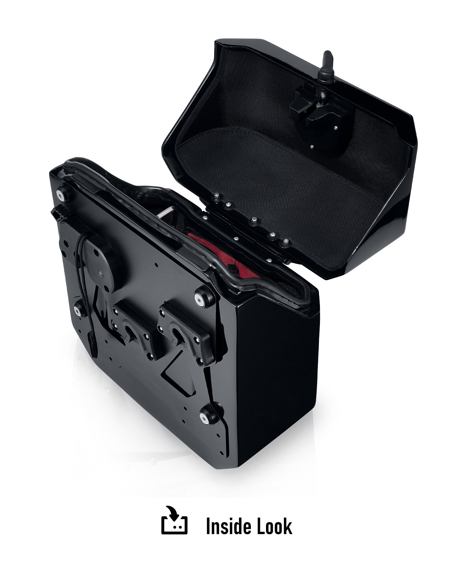 15L - Outlaw Quick Mount Medium Harley Softail Low Rider S FXLRS Painted Hard Solo Saddlebag (Left Only)