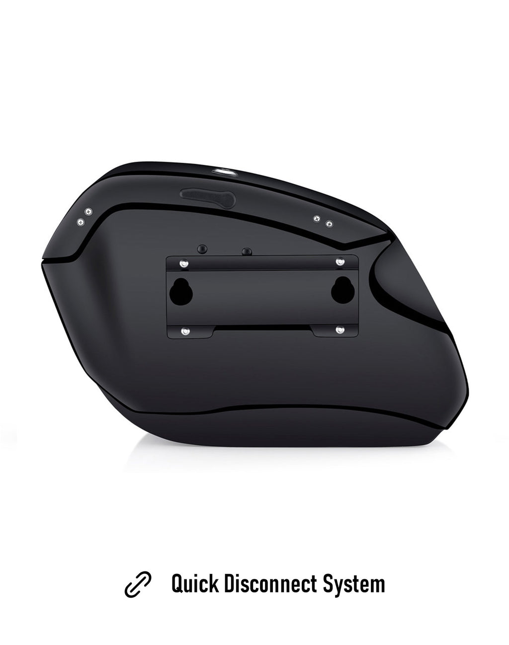 32L - Darkin Large Quick Mount Painted Hard Saddlebags for Harley Softail Low Rider S FXLRS