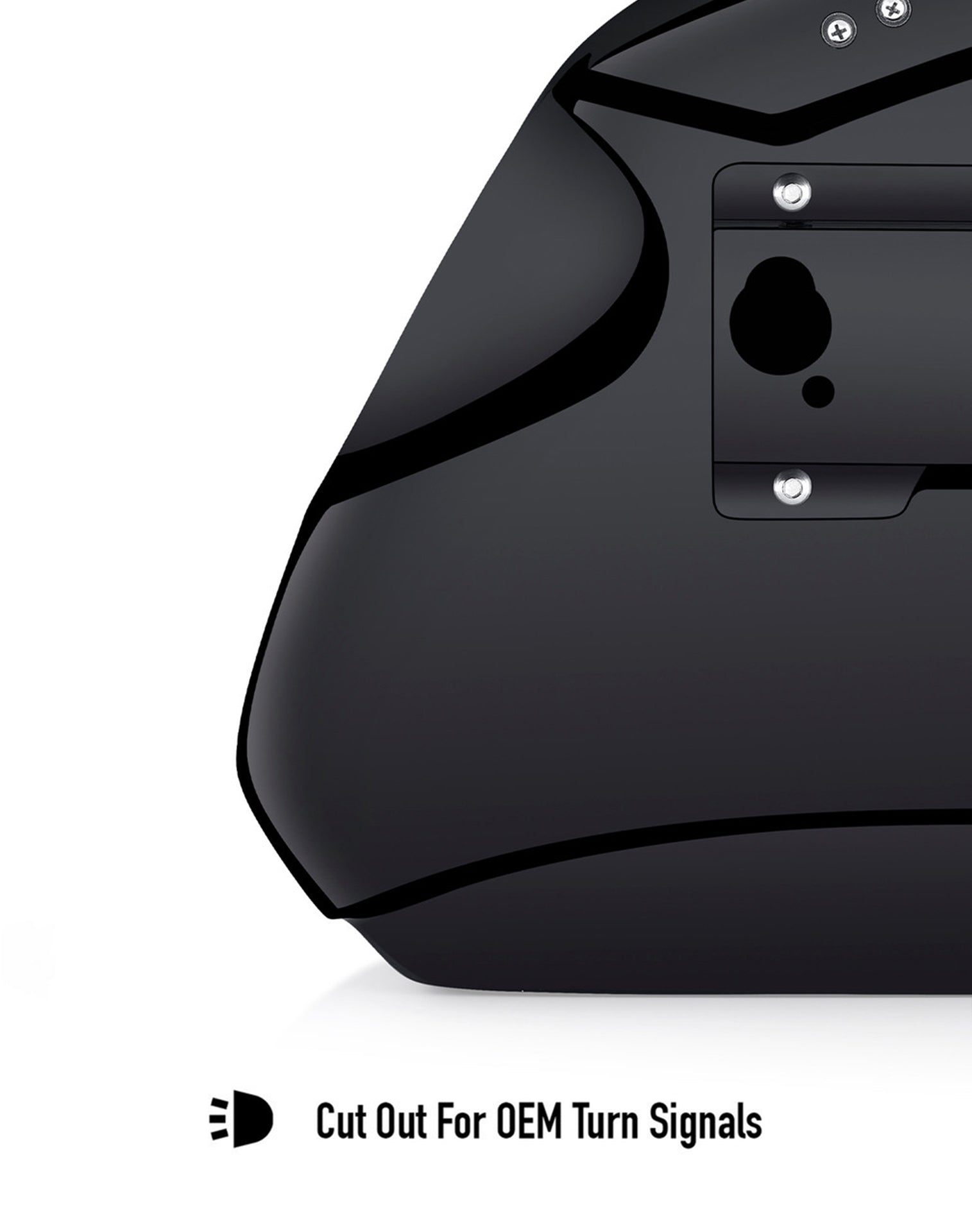 32L - Darkin Large Quick Mount Painted Hard Saddlebags for Harley Softail Low Rider S FXLRS