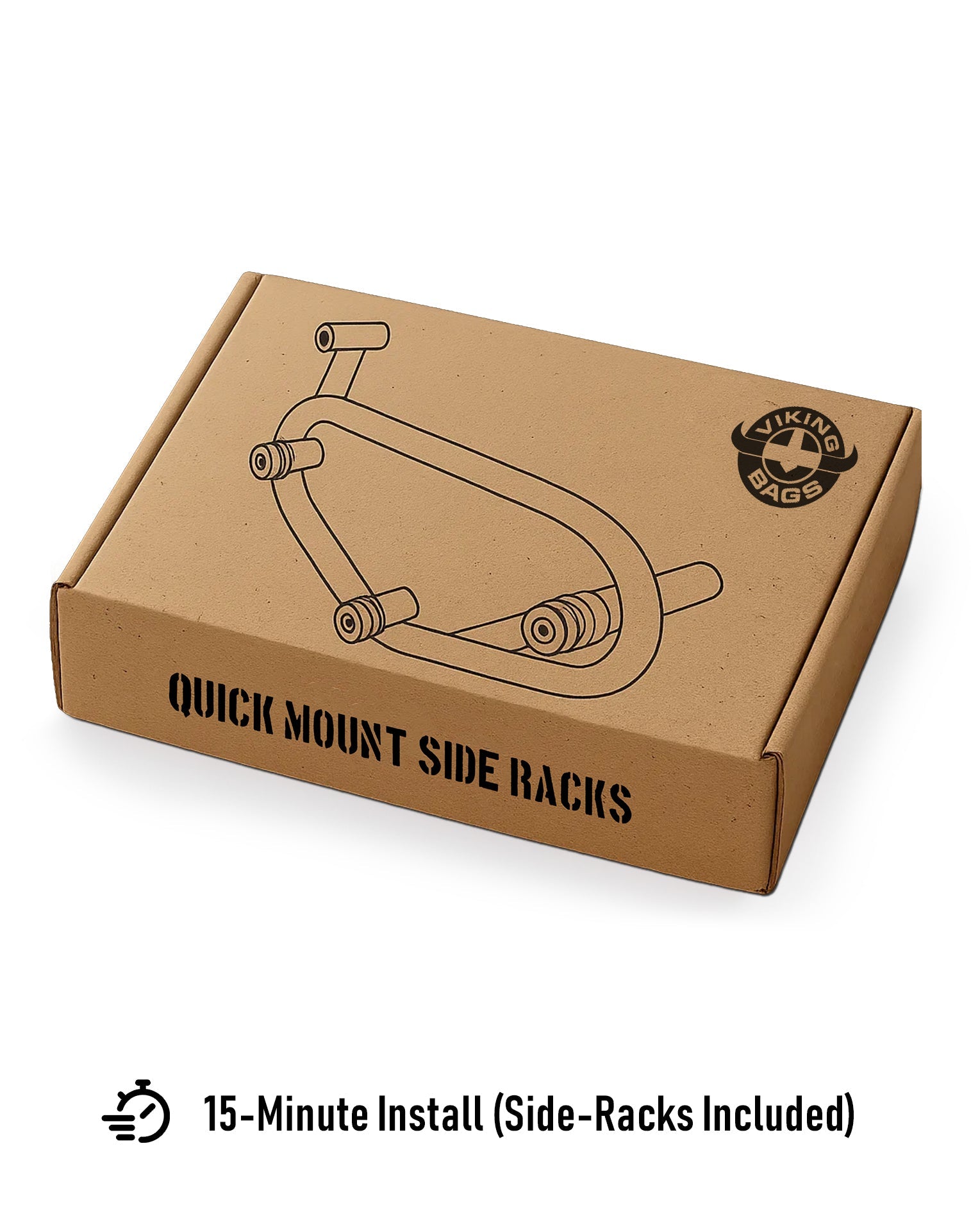 24L - Ironclad Quick-Mount Medium Harley Softail Low Rider S FXLRS Matte Hard Saddlebags