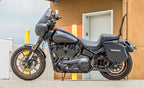 24L - Ironclad Quick-Mount Medium Harley Softail Low Rider S FXLRS Matte Hard Saddlebags