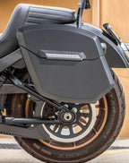 24L - Ironclad Quick-Mount Medium Harley Softail Low Rider S FXLRS Matte Hard Saddlebags