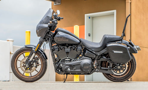 24L - Ironclad Quick-Mount Medium Harley Softail Low Rider S FXLRS Painted Hard Saddlebags