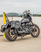 24L - Ironclad Quick-Mount Medium Harley Softail Low Rider S FXLRS Painted Hard Saddlebags