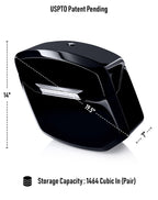 24L - Ironclad Quick-Mount Medium Harley Softail Low Rider S FXLRS Painted Hard Saddlebags