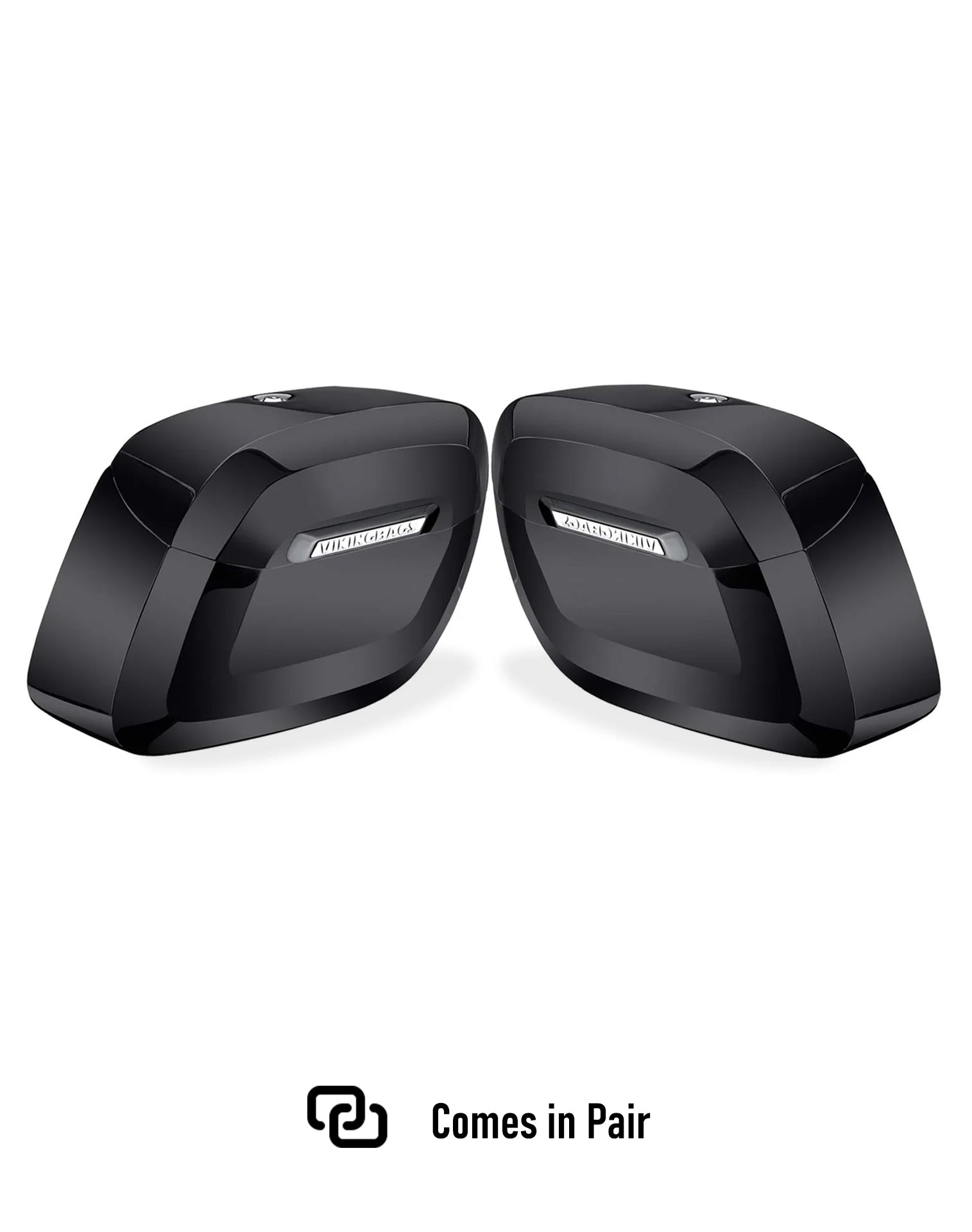 36L - Lamellar Raven Ekstra Store Stødabsorberende Lakerede Hårde Sadel tasker til Harley Dyna Low Rider FXDL/I