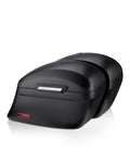 44L - Lamellar Stallion Extra Large Matte Motorcycle Hard Saddlebags for Harley Softail Low Rider S FXLRS
