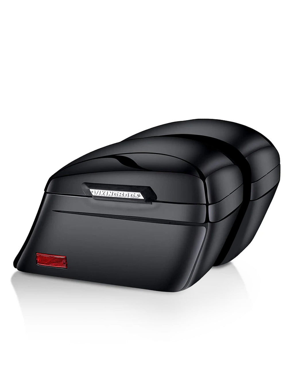 44L - Lamellar Stallion Ekstra Store Højglans Hardcase Sidetasker til Harley Softail Low Rider S FXLRS