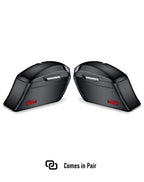 44L - Lamellar Stallion Extra Large Painted Motorcycle Hard Saddlebags for Harley Softail Low Rider S FXLRS