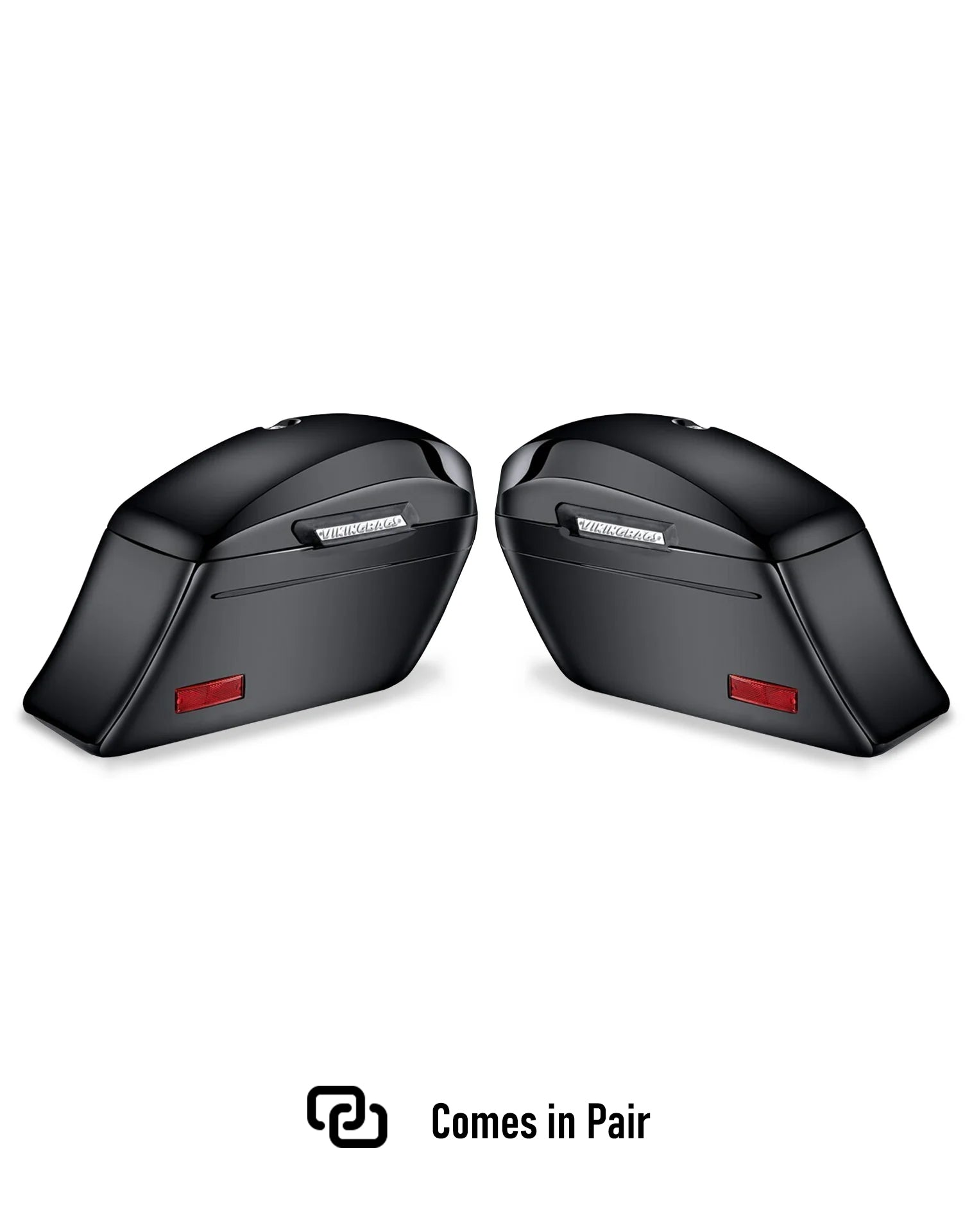 44L - Lamellar Stallion Extra Large Painted Motorcycle Hard Saddlebags for Harley Softail Low Rider S FXLRS