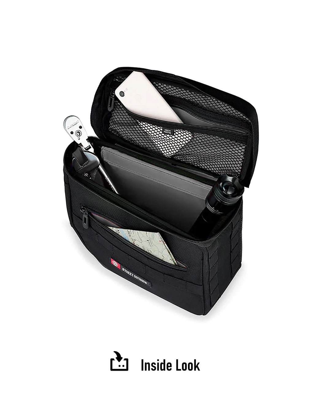 10L - Patriot Små Cordura Throw-over Sidetasker til Harley Softail Low Rider S FXLRS