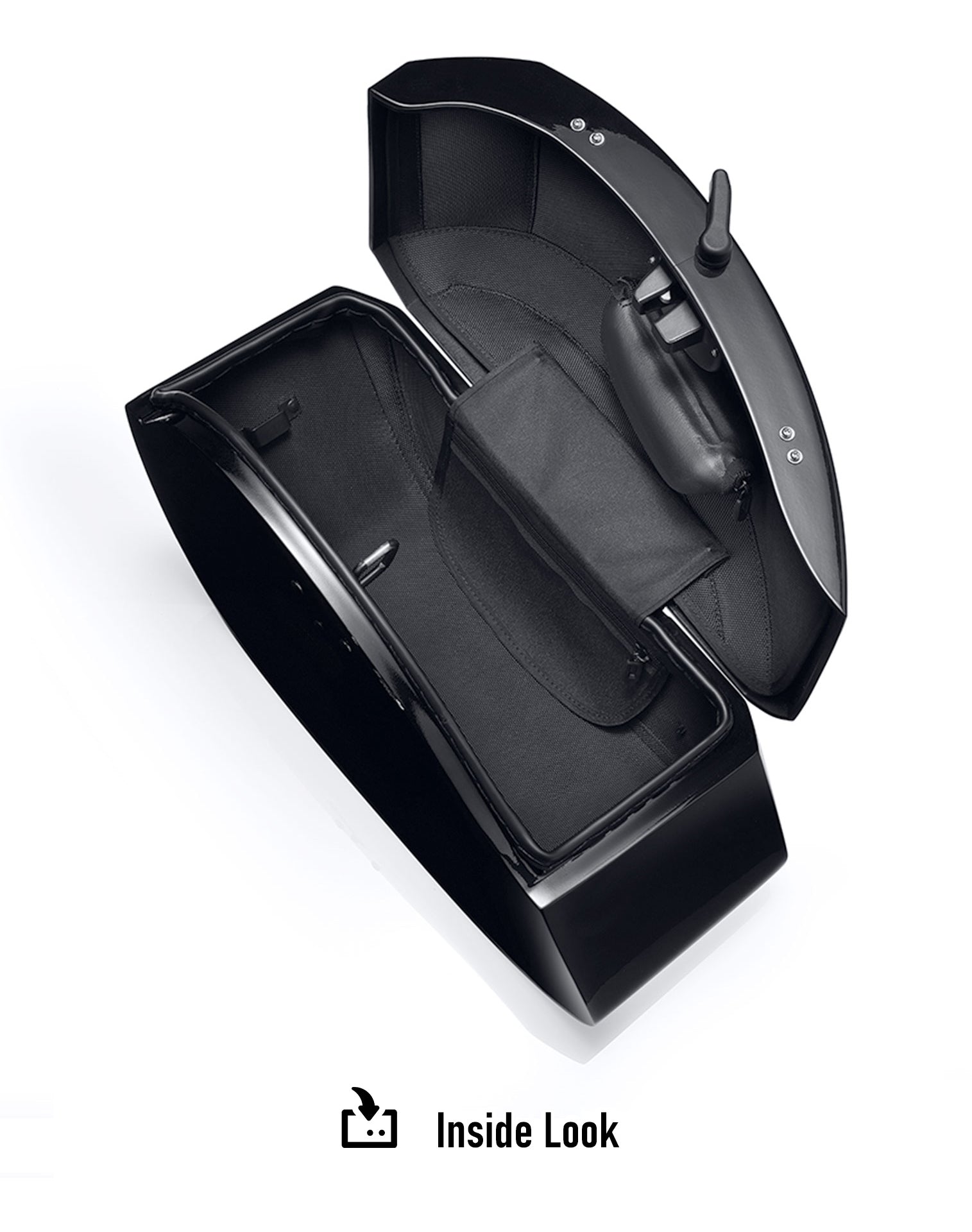 28L - Phantom Large Painted Motorcycle Hard Saddlebags For Harley Softail Low Rider S FXLRS