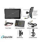 Carpuride – W702B Trådløs Apple Carplay/Android Auto vandtæt skærm til BMW motorcykel