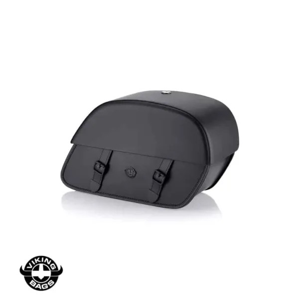 Viking Bags - Baelor Medium Leather sidetasker til Harley-davidson Dyna & Softail